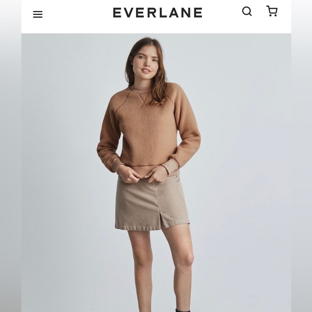 NWT Everlane fleece sweatshirt